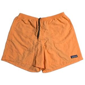 Patagonia Men's Baggies Shorts Size Medium Orange Swim Trunks 57021